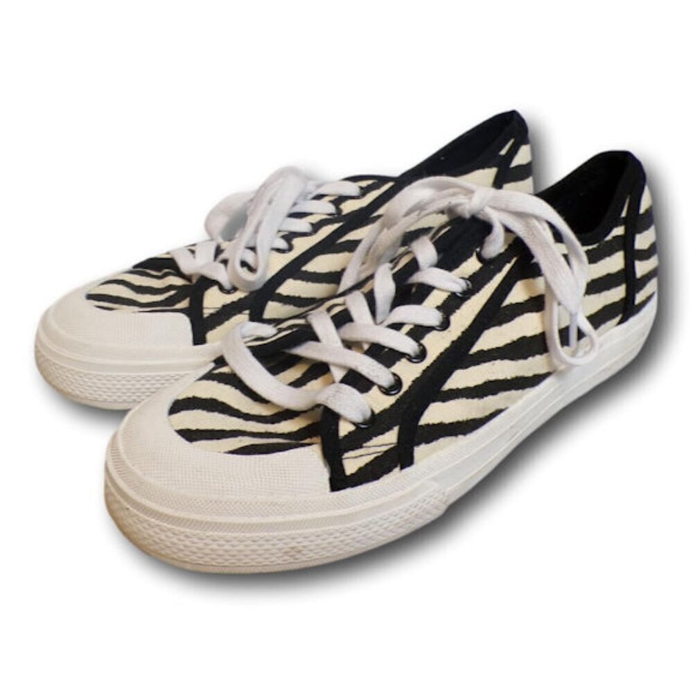 Womens H&M Zebra Print Sneakers Size: 9